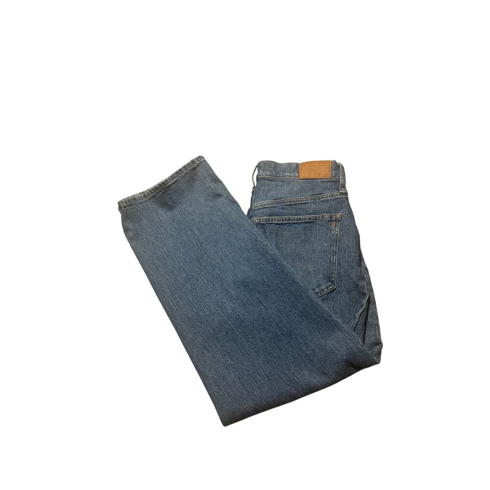 Madewell The Perfect Vintage Wide-Leg Jeans Womens 31 Blue Stretch Denim Relaxed - Picture 6 of 16